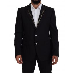 Dolce & Gabbana Slim Fit Wool Stretch Jacket Blazer