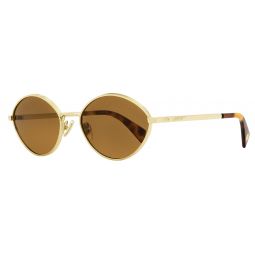 Lanvin Oval Sunglasses LNV116S 723 Gold/Havana 57mm
