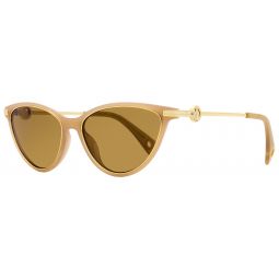 Lanvin Cat Eye Sunglasses LNV607S 290 Nude/Gold 57mm