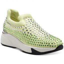 Oneena Womens Embellished Manmade Casual and Fashion Sneakers