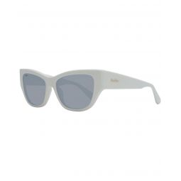 Max Mara Plastic Cat Eye Sunglasses with Grey Mirrored Lenses