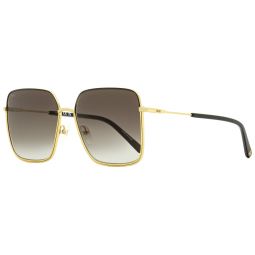 MCM Square Sunglasses MCM162S 015 Gold/Black 58mm