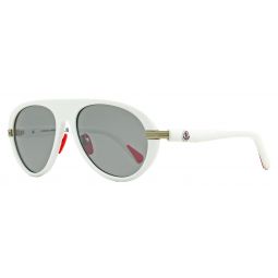 Moncler Navigaze Sunglasses ML0240 21C White 57mm