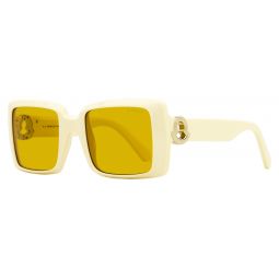 Moncler Promenade Sunglasses ML0244 25E Ivory/Gold 53mm
