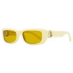 Moncler Minuit Sunglasses ML0245 25E Ivory/Gold 55mm