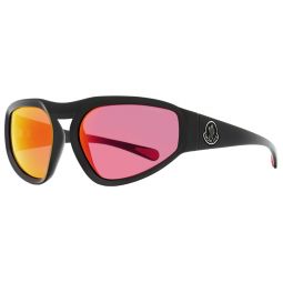 Moncler Pentagra Sunglasses ML0248 01U Shiny Black 62mm