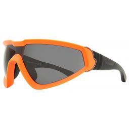 Moncler Wrapid Sunglasses ML0249 43A Matte Orange/Black 0mm