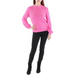 Womens Crewneck Knit Pullover Sweater
