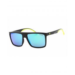 Carrera Black and Green Mirrored Sunglasses
