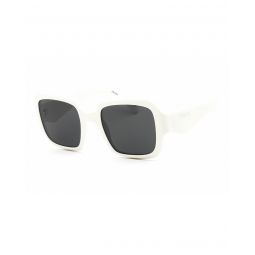 Prada Talc and Dark Grey Sunglasses by