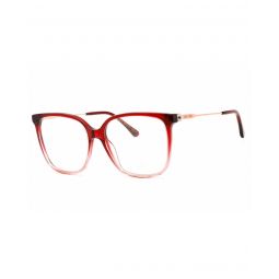 Jimmy Choo Bordeaux Clear Lens Eyeglasses by