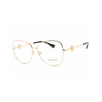 Versace Gold Clear Eyeglasses with Demo Lens
