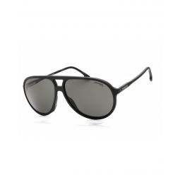 Carrera Matte Black Sunglasses with Grey PZ Lenses