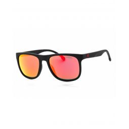 Carrera Matte Black and Red Sunglasses