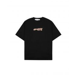 Off-White Embellished Cotton T-Shirt
