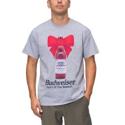 Budweiser Mens Crew Neck Short Sleeve Graphic T-Shirt
