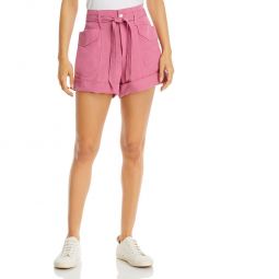 Womens Lyocell Pocket Casual Shorts