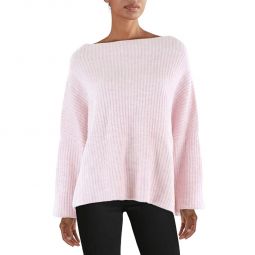 Womens Slouchy Mock Neck Pullover Sweater