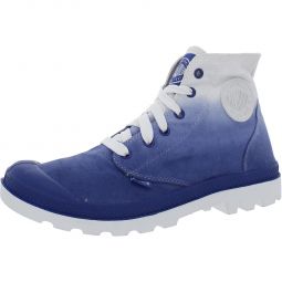 Blanc Hi Mens Canvas High-Top Casual and Fashion Sneakers