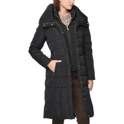 Signature Womens Quilted Down Puffer Jacket