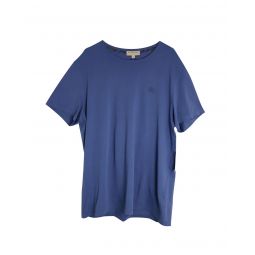 Burberry Classic Blue Cotton Crewneck T-Shirt