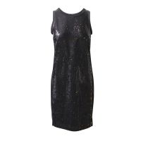 Michael Kors Sequin-Embellished Black Sleeveless Dress