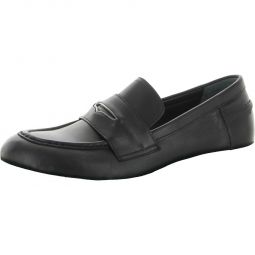 Lawrence Womens Lugged Sole Platform Loafers
