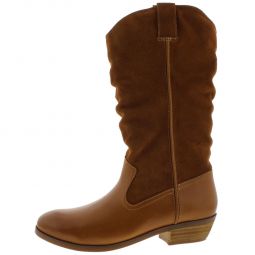 Rock Creek Womens Leather Suede Mid-Calf Boots