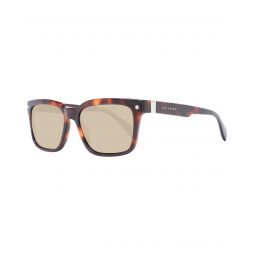 Ted Baker Acetate Rectangle Sunglasses with Brown Plastic Lenses