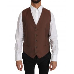 Dolce & Gabbana Gorgeous Slim Fit Wool Silk Vest