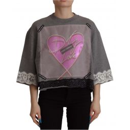 Dolce & Gabbana Limited Edition Heart Pink Top