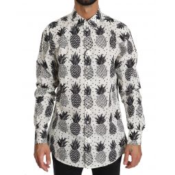Dolce & Gabbana Pineapple Print Cotton Shirt