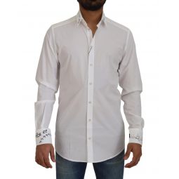 Dolce & Gabbana Printed Cotton SlimFit Dress Shirt