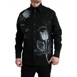 Dolce & Gabbana Floral Collared Dress Shirt