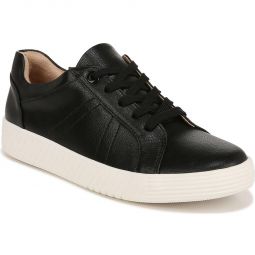 Neela Womens Faux Leather Casual and Fashion Sneakers