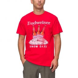 Budweiser Mens Cotton Crewneck Graphic T-Shirt