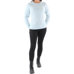 Womens Wool Blend Crewneck Pullover Sweater