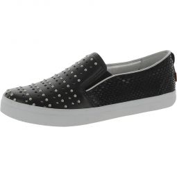 Soho Womens Leather Studded Casual and Fashion Sneakers