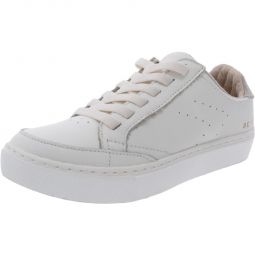 All In Go Womens Leather Perforated Casual and Fashion Sneakers