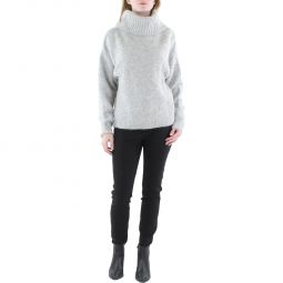 Lylah Womens Alpaca/Wool Blend Cowl Neck Pullover Sweater