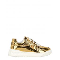 Valentino Womens One Stud Low-Top Sneakers