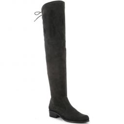 Gravity Womens Faux Suede Wide Calf Over-The-Knee Boots