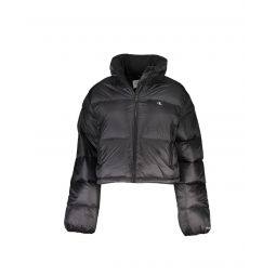 Calvin Klein Recycled Jacket with Zip and Logo Print