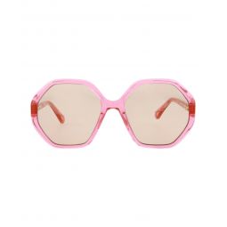 Chloe Kids Unisex Round/Oval Pink Pink Brown Fashion Designer Eyewear