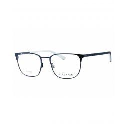 COLE HAAN Rectangular Navy Eyeglasses with Clear Lenses