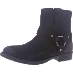 Ash Everglade Womens Suede Round Toe Booties