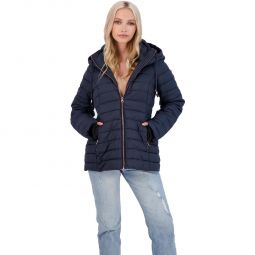 Womens Quilted Packable Puffer Jacket