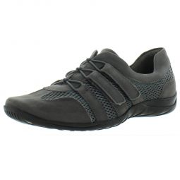 Audio Womens Leather Mesh Fashion Sneakers