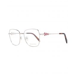 Emilio Pucci Metal Square Optical Frames with Demo Glasses