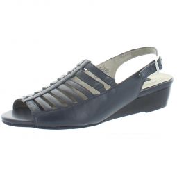 Iris Womens Leather Huarache Slingback Sandals